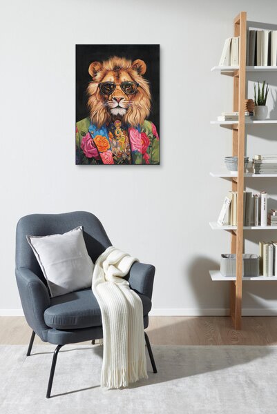 TIŠTĚNÉ OBRAZY NA PLÁTNĚ, zvířata, 70/100 cm Monee - Umělecký tisk
