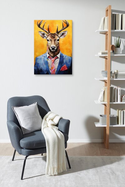 TIŠTĚNÉ OBRAZY NA PLÁTNĚ, zvířata, 70/100 cm Monee - Umělecký tisk