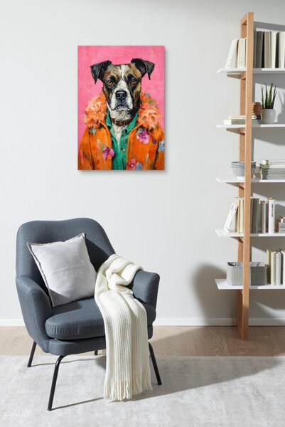 TIŠTĚNÉ OBRAZY NA PLÁTNĚ, zvířata, 70/100 cm Monee - Umělecký tisk