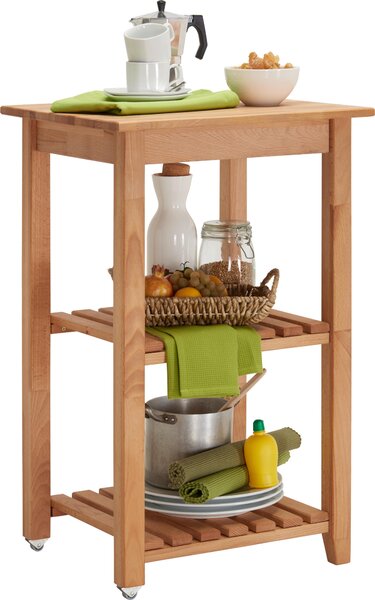 SERVÍROVACÍ VOZÍK, barvy buku, 53/85/46 cm Carryhome - Barové vozíky