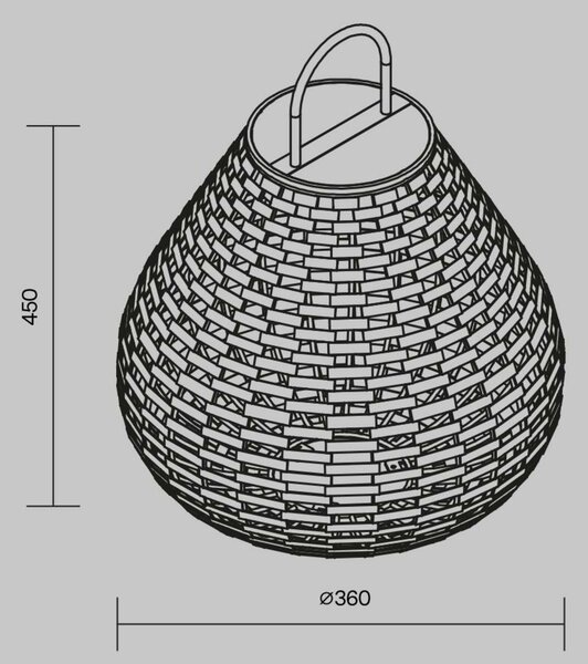 MAYTONI Venkovní svítidlo Plet 3000K 5W IP 65 OSL599FL-L5B3K