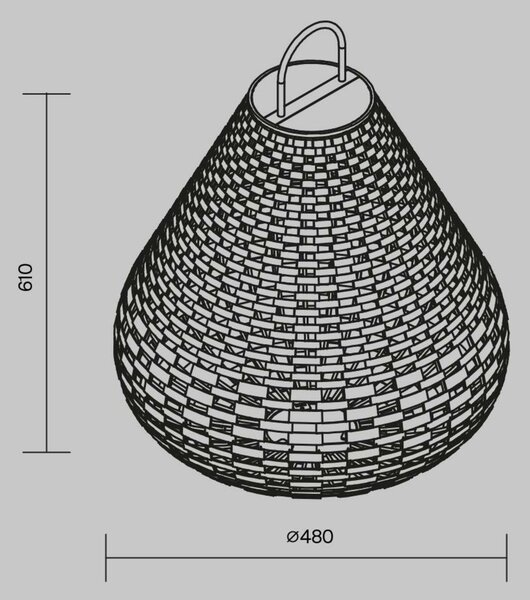 MAYTONI Venkovní svítidlo Plet 3000K 5W IP 65 OSL599FL-L5B3K1