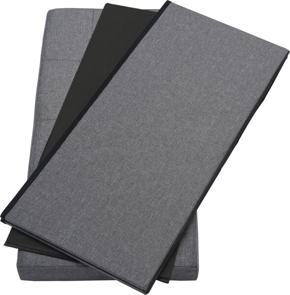 SEDACÍ BOX, textil, kompozitní dřevo, 76/38/38 cm Carryhome - Taburety