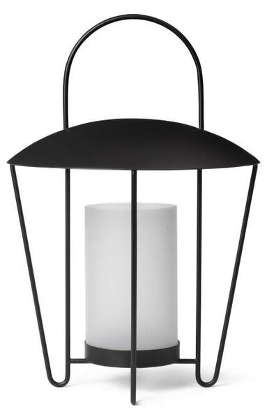 Ferm Living Lucerna na svíčku Abri, black