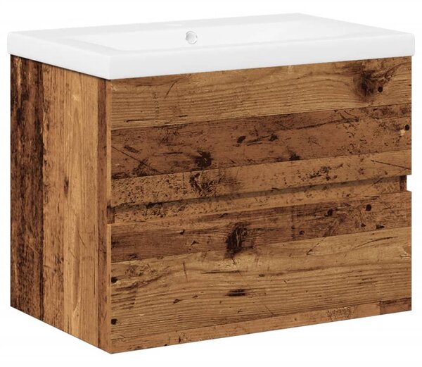 Skříňka se zápustným umyvadlem old wood 3328921