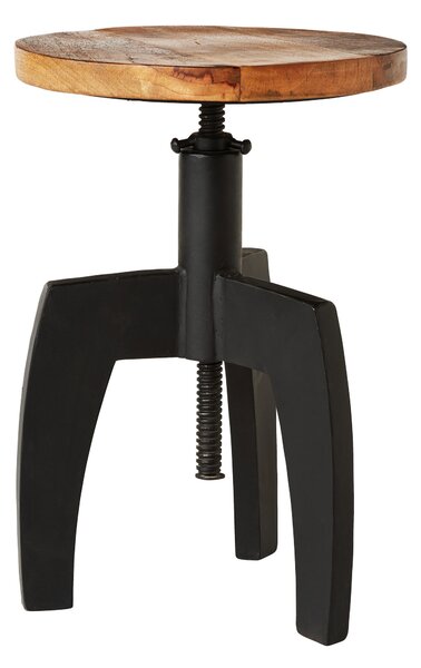 TABURET, dřevo, kov, 36/48/36 cm Ambia Home - Taburety
