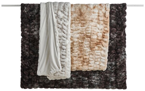 KOŽEŠINOVÁ DEKA, polyester, 150/200 cm Novel - Deky
