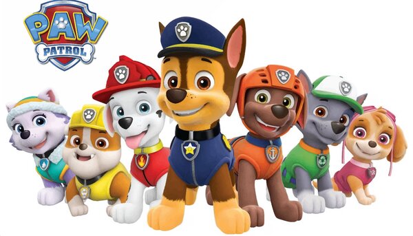 Samolepka na zeď "PAW patrol 3" 70x42,5 cm
