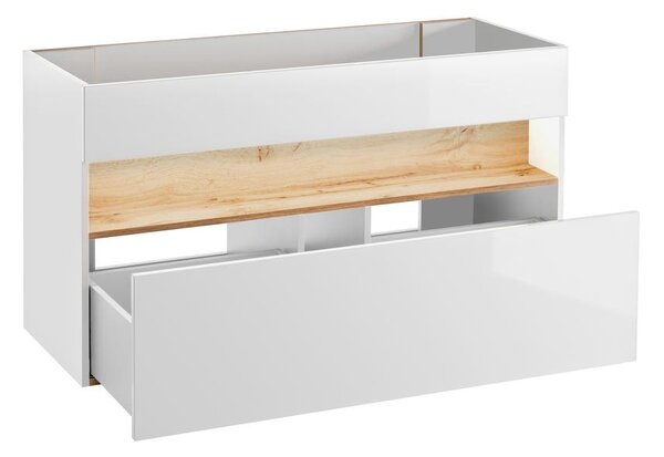 Koupelnová skříňka pod umyvadlo BAHAMA WHITE 120 cm