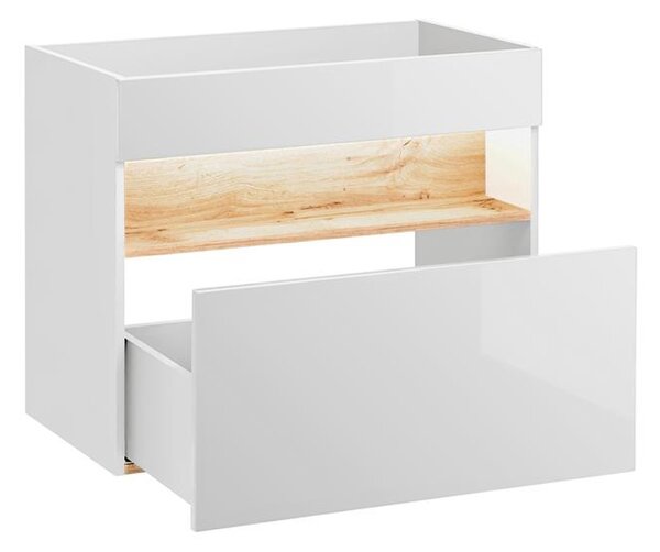 Koupelnová skříňka pod umyvadlo BAHAMA WHITE 80 cm