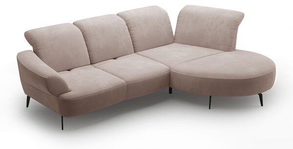 ROHOVÁ SEDAČKA, textil, šedobéžová Sit & More - Sedací soupravy, Online Only