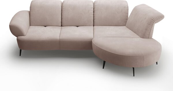 ROHOVÁ SEDAČKA, textil, šedobéžová Sit & More - Sedací soupravy, Online Only