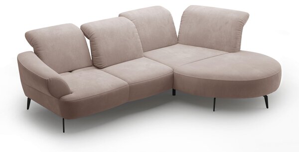 ROHOVÁ SEDAČKA, textil, šedobéžová Sit & More - Sedací soupravy, Online Only