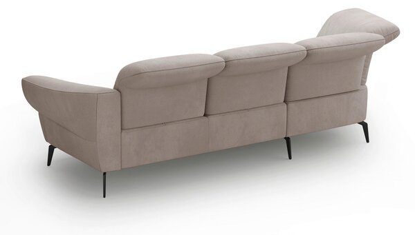 ROHOVÁ SEDAČKA, textil, šedobéžová Sit & More - Sedací soupravy, Online Only