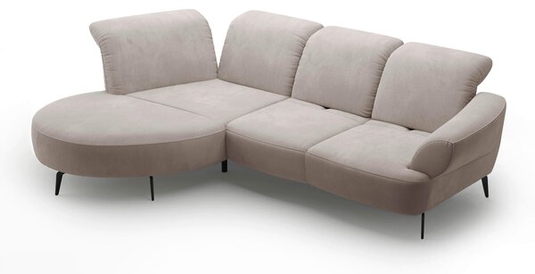 ROHOVÁ SEDAČKA, textil, šedobéžová Sit & More - Sedací soupravy, Online Only
