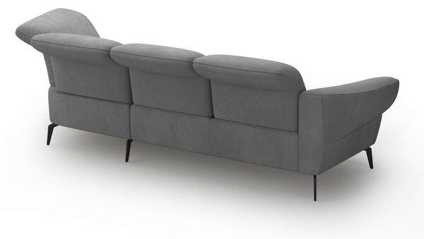 ROHOVÁ SEDAČKA, textil, šedá Sit & More - Sedací soupravy, Online Only