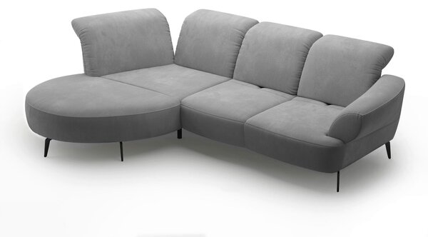 ROHOVÁ SEDAČKA, textil, šedá Sit & More - Sedací soupravy, Online Only
