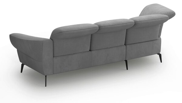 ROHOVÁ SEDAČKA, textil, šedá Sit & More - Sedací soupravy, Online Only