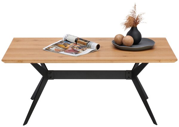 KONFERENČNÍ STOLEK, černá, barvy dubu, dřevo, kov, 110/65/45 cm Hom`in - Konferenční stolky