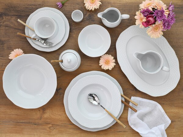 KOMBINOVANÁ SOUPRAVA, 60dílné, porcelán Creatable - Online Only nádobí, Online Only