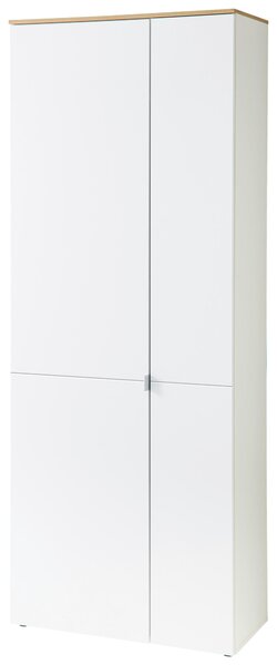 SKŘÍŇ NA ODĚV, bílá, dub artisan, 78/202/38 cm Xora - Šatní skříně, Online Only