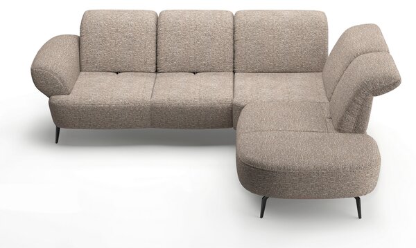 ROHOVÁ SEDAČKA, textil, cappuccino Sit & More - Sedací soupravy, Online Only