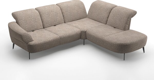 ROHOVÁ SEDAČKA, textil, cappuccino Sit & More - Sedací soupravy, Online Only
