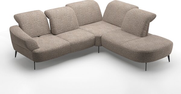 ROHOVÁ SEDAČKA, textil, cappuccino Sit & More - Sedací soupravy, Online Only