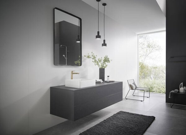 Hansgrohe Talis E Páková umyvadlová baterie 240 bez odtokové soupravy, kartáčovaný bronz 71717140