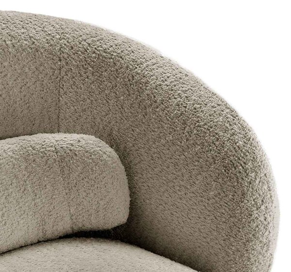 Designové křeslo Maitho taupe
