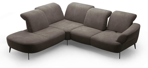 ROHOVÁ SEDAČKA, textil, jílová barva Sit & More - Sedací soupravy, Online Only