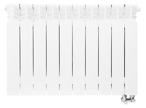 KFA Armatura G500F dekorativní radiátor 64.4x57.2 cm podłączenie spodní bílá 789-081-44