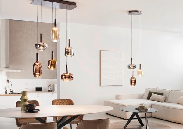 ZÁVĚSNÉ LED SVÍTIDLO, 90/42/200 cm - Závěsná světla