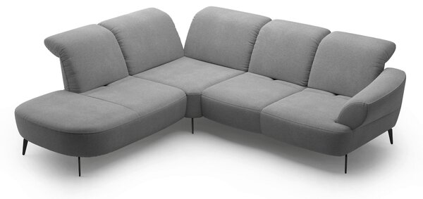 ROHOVÁ SEDAČKA, textil, šedá Sit & More - Sedací soupravy, Online Only