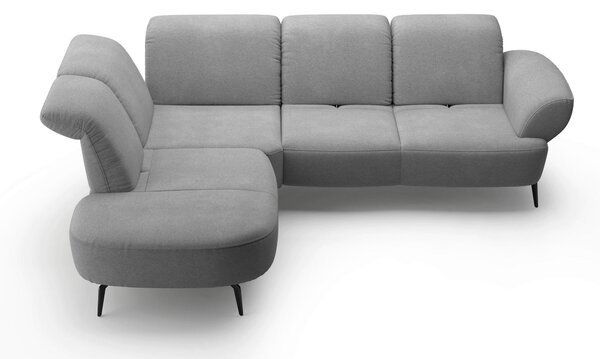 ROHOVÁ SEDAČKA, textil, šedá Sit & More - Sedací soupravy, Online Only