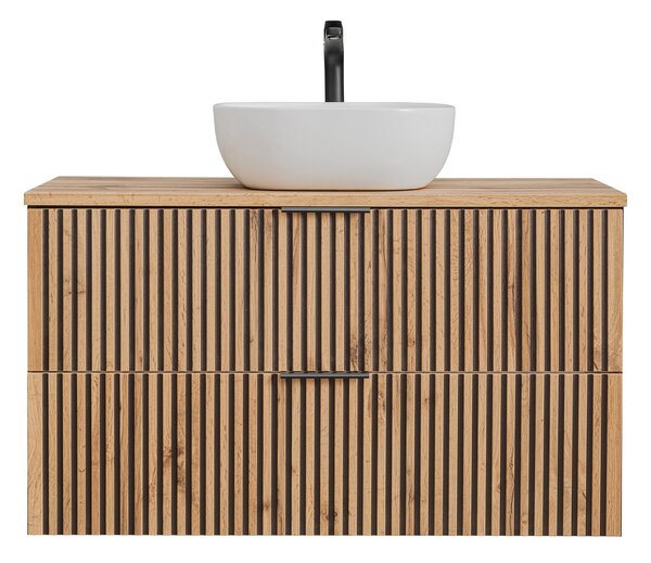 Koupelnová skříňka s umyvadlem a deskou XILO DU100/1 | 100 cm