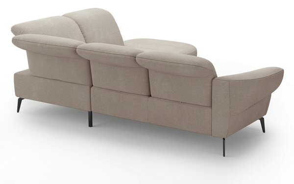 ROHOVÁ SEDAČKA, textil, béžová Sit & More - Sedací soupravy, Online Only