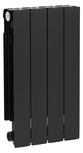 KFA Armatura ADR pokojový radiátor 57x32.2 cm podłączenie boční černá 763-040-81