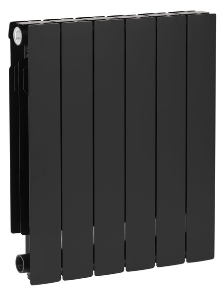 KFA Armatura ADR pokojový radiátor 57.2x48.3 cm podłączenie boční černá 763-060-81