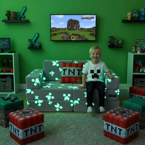 POHOVKA PRO DĚTI A MLÁDEŽ Minecraft - Dětské pohovky & křesla, Online Only