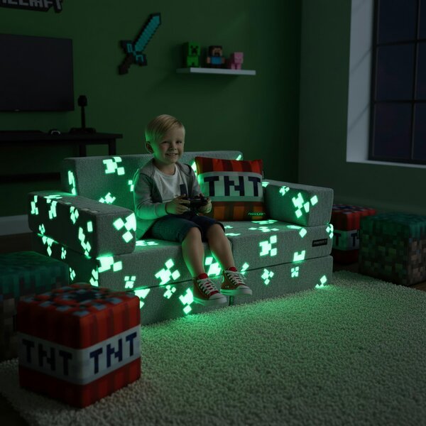 POHOVKA PRO DĚTI A MLÁDEŽ Minecraft - Dětské pohovky & křesla, Online Only