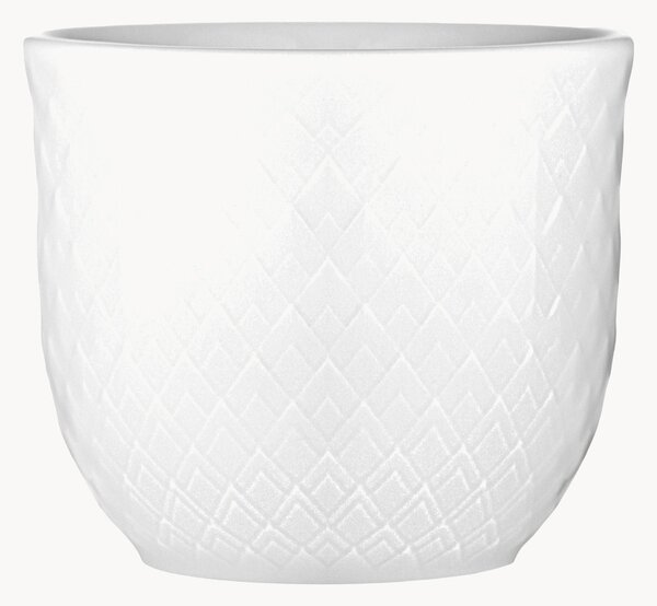 Porcelánové stojany na vajíčka se strukturovaným povrchem Rhombe, 2 ks