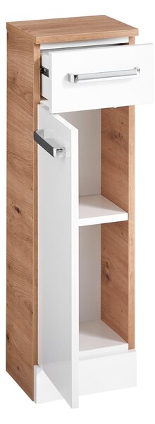 SPODNÍ SKŘÍŇKA, bílá, dub artisan, 25/82/20 cm Xora - Koupelnové série
