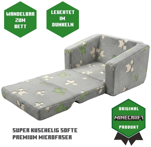 POHOVKA PRO DĚTI A MLÁDEŽ Minecraft - Dětské pohovky & křesla, Online Only