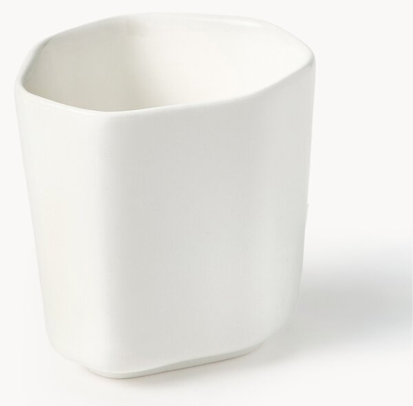 Sada porcelánových šálků na espresso v organickém tvaru Joana, 4 díly