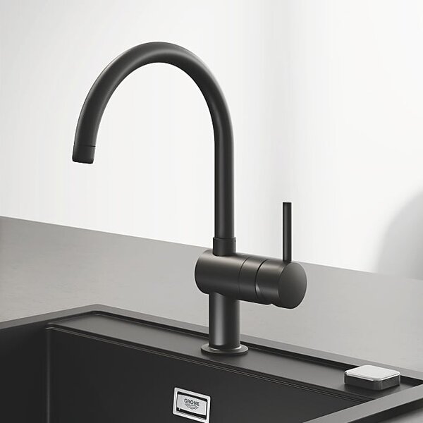 Grohe Minta kuchyňská baterie stojící černá 32917KS0