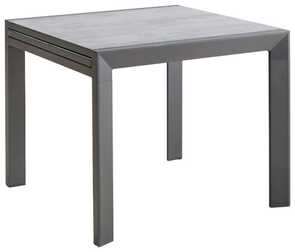 ZAHRADNÍ STŮL, kov, sklo, 90-180/90/75 cm Ambia Garden - Venkovní stoly
