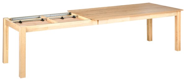 Rozkládací jídelní stůl MADURA Světlý jasan 180/280 cm 100 cm
