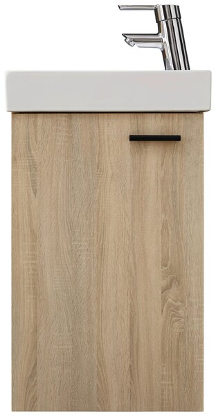 KOUPELNA PRO HOSTY, Sonoma dub, 40 cm home24 - Koupelnové série, Online Only