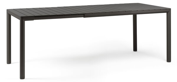 Plastový rozkládací stůl TEVERE Rozměr: 147x90 + 64 cm, Odstín: Tortora